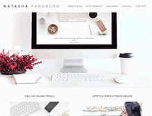 Tablet Screenshot of natashapangburn.com